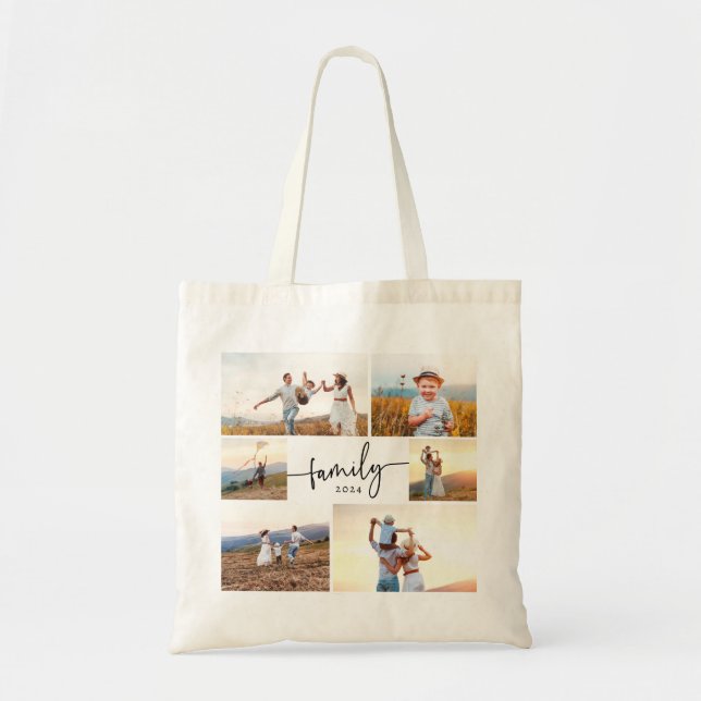 Family Photo Tote Bag (Front)