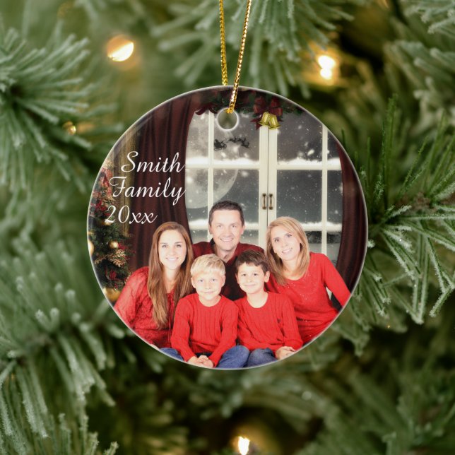 Family Photograph Tree Ornament (Tree)
