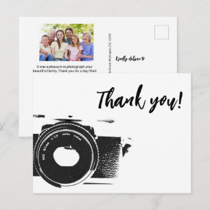 Family Photographer No logo Photo Postcard