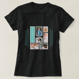 Family Photography Collage Design T-Shirt