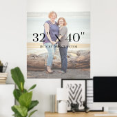 Family Photos 32x40 TEMPLATE Poster (Home Office)