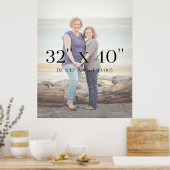 Family Photos 32x40 TEMPLATE Poster (Kitchen)