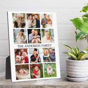 Family Photos Collage Plaque