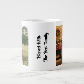 Family photos large coffee mug