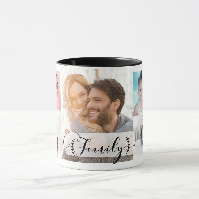 FAMILY Photos Photo Personalised Pictures Custom Mug (Center)
