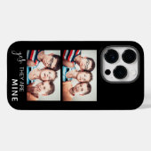 Family Photos With Funny Saying Black Case-Mate iPhone Case (Back (Horizontal))