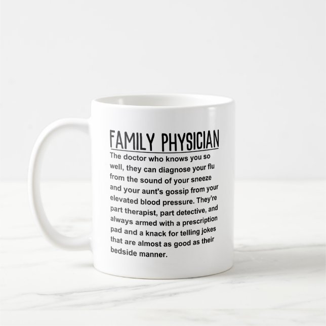 Family Physician Coffee Mug (Left)