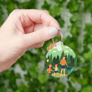 FAMILY PICNIC KEY RING