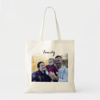 Family picture Personalised Tote Bag