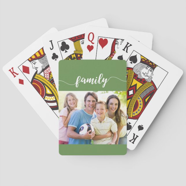 Family Playing Card Design (Back)