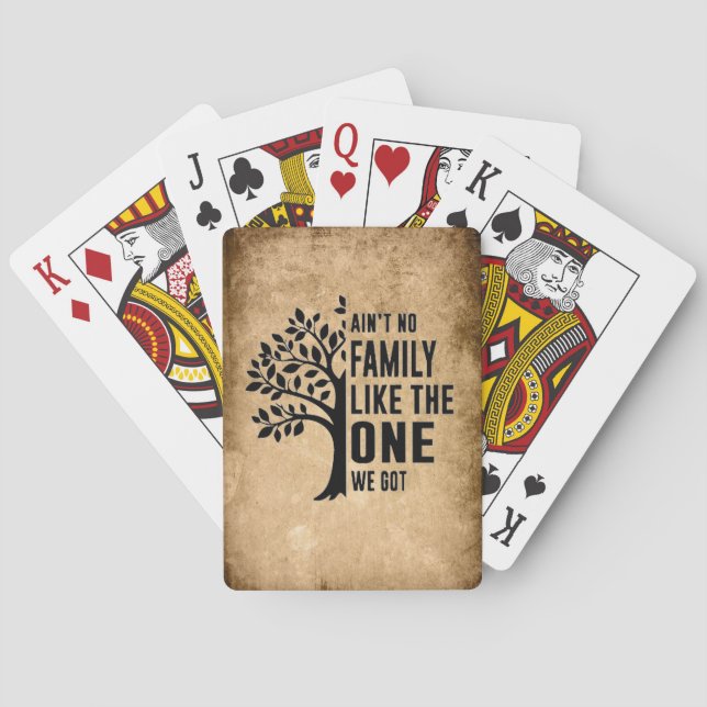 Family Playing Cards (Back)