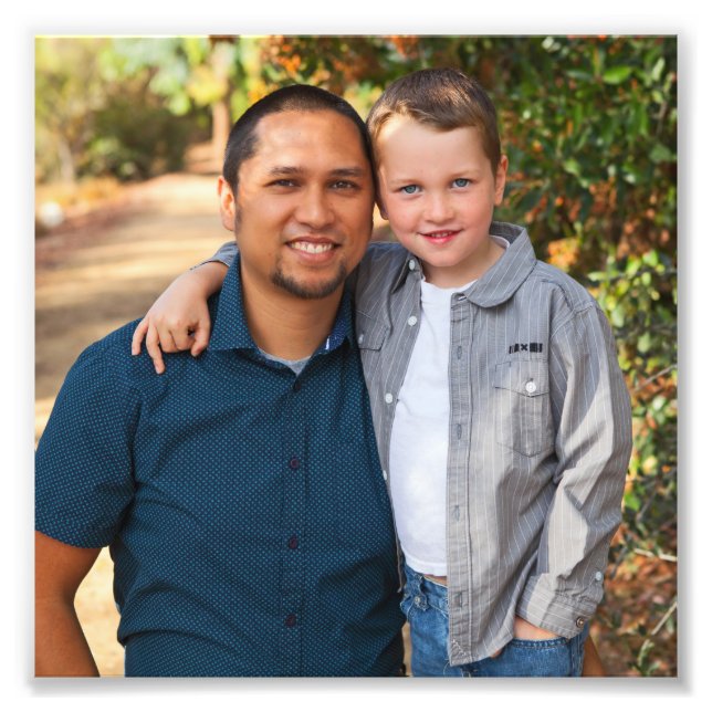 Family Portrait 6x6 Square Photo (Front)