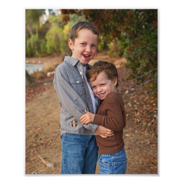 Family Portrait 8x10 Portrait Orientation Photo Print (Front)