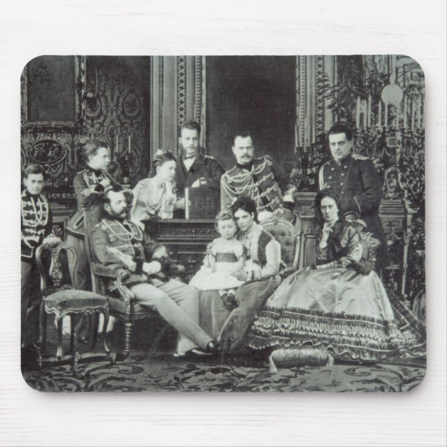 Family Portrait of Emperor Alexander II Mouse Mat (Front)