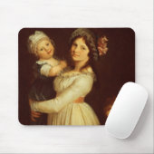 Family portrait of Madame Anthony and her children Mouse Mat (With Mouse)