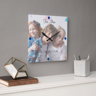 Family Portrait Wall Clock
