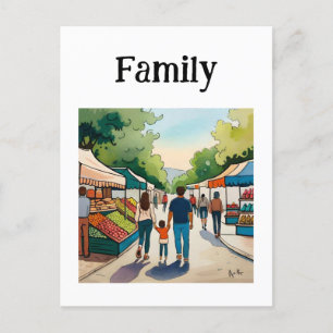 family postcard