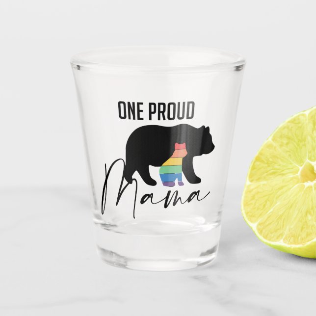 Family Pride Bears Shot Glass (Front)