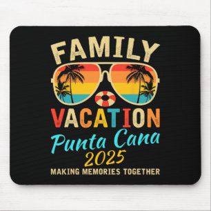 Family Punta Cana Vacation 2025 Summer Vacation Ma Mouse Mat