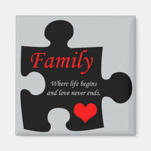 Family Puzzle Magnet