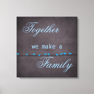 Family Quote Canvas Print
