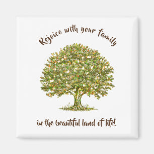 Family quote Favours, family tree home decor gift  Magnet