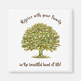 Family quote Favours, family tree home decor gift  Magnet