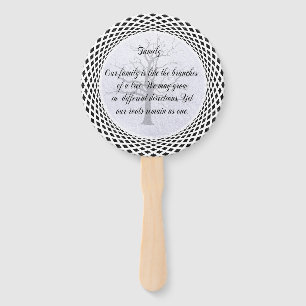 FAMILY QUOTE HAND FAN