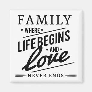 Family quote  magnet