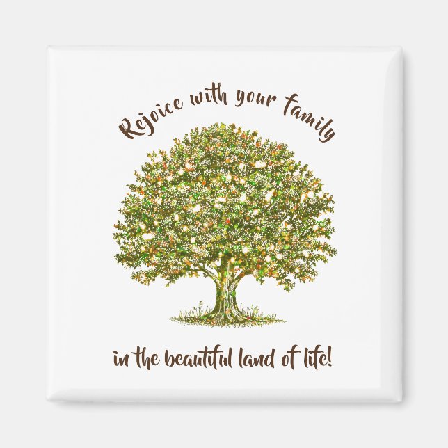 Family quote Magnet family tree Kitchen Accessorie (Front)