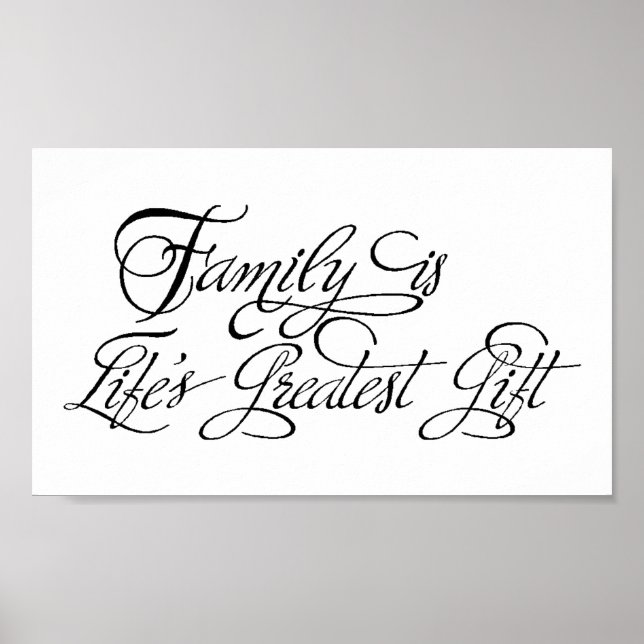 Family Quote Poster (Front)