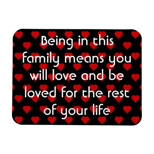 Family Quote | Refrigerator Magnet (Horizontal)