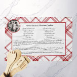 Family Recipe Keepsake Photo Christmas Tea Towel<br><div class="desc">Customize this Family Recipe Keepsake Photo Christmas kitchen towel holiday gift idea to celebrate friends, family, or one of your favorite people. This personalized gift makes a thoughtful custom Christmas gift. Family and friends will love this Family Recipe Keepsake Photo Christmas kitchen towel personalized Christmas holiday gift idea. It's easy...</div>