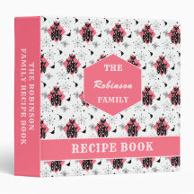 Family Recipe Retro Cats Mid Century Personalised