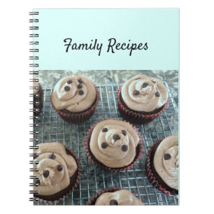 Family Recipes Chocolate Cupcakes Notebook
