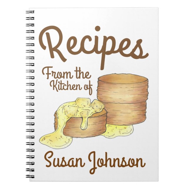 Family Recipes Homemade Southern Food Biscuits Notebook (Front)