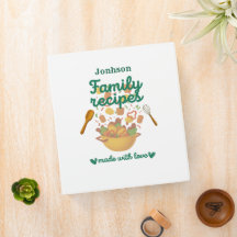 Family Recipes Kitchen Binder