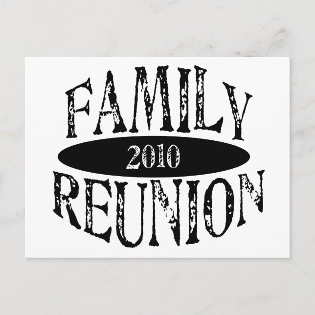 Family Reunion 2010 Postcard (Front)