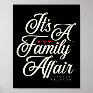 Family Reunion 2025 Funny Family Party Love Matchi Poster