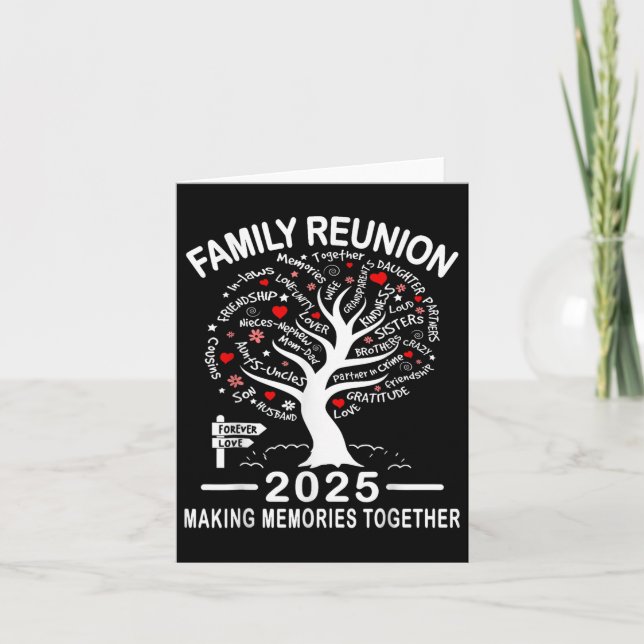 Family Reunion 2025 Making Memories Together Match Card (Front)