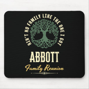 Family Reunion 2025 Matching Design - Abbott - Cop Mouse Mat