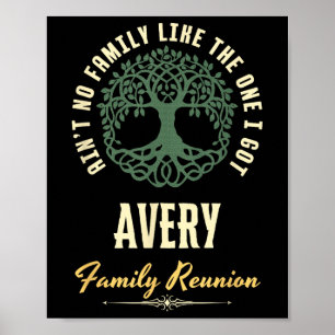 Family Reunion 2025 Matching Design - Avery  Poster