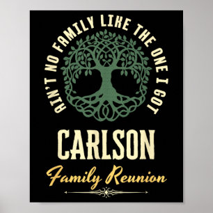 Family Reunion 2025 Matching Design - Carlson  Poster