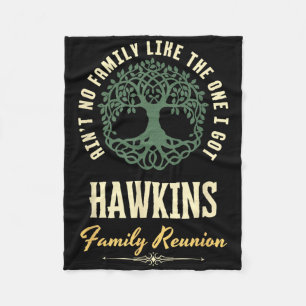 Family Reunion 2025 Matching Design - Hawkins Fleece Blanket