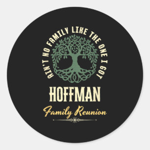 Family Reunion 2025 Matching Design - Hoffman  Classic Round Sticker