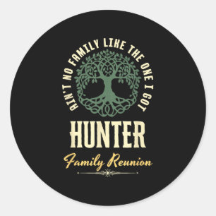 Family Reunion 2025 Matching Design - Hunter Classic Round Sticker