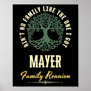 Family Reunion 2025 Matching Design - Mayer  Poster