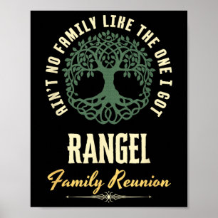 Family Reunion 2025 Matching Design - Rangel  Poster