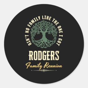 Family Reunion 2025 Matching Design - Rodgers Classic Round Sticker