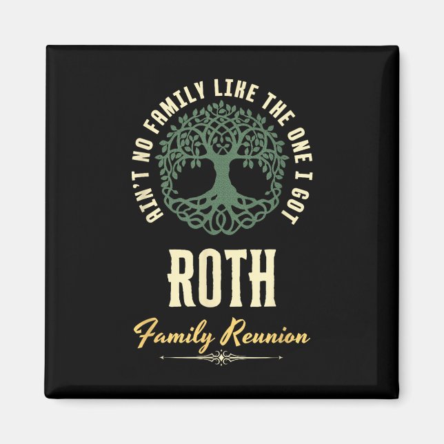 Family Reunion 2025 Matching Design - Roth  Magnet (Front)